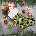 thumbnail image 6 of Coolnut Christmas Stocking Personalized Sunflower Large Candy Stocking Hanging Gift Xmas Stockings Decoration 2PCS for Family Holiday Party Ornaments Decor Fireplace, 6 of 7