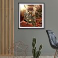 thumbnail image 4 of Cuadros Decorativos Pintura al óleo acrílica por números búho en arte de gato imagen Digital decoración de pared del hogar Tmvgtek embutido en tela, 4 of 9
