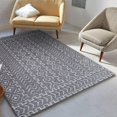thumbnail image 2 of Gray & White Microfiber Extra Soft Touch, 2' x 3' Area Rug by Makymo, 2 of 2