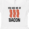 thumbnail image 4 of Inktastic You Had Me At Bacon Funny Bacon Lover Gift Girls Baby Dress, 4 of 5