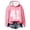 Z7Pink, variant on shqvo Hoodies for Women Drawstring Solid Color Hooded Sweatshirt with Heart Beat Print Trendy Long Sleeve Sweatshirt Hoodies with Pockets Plus Size Fall Fashion Clothes