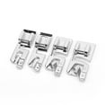 thumbnail image 4 of Presser Foot, Rolled Hem Presser Foot Thin Fabrics Available Stainless Steel Material Easy Sewing  for Embroidery for Sewing Ropes, 4 of 8
