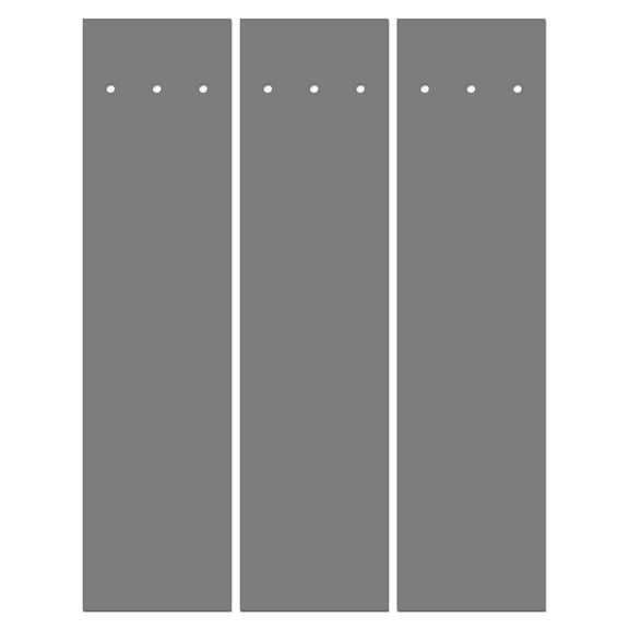 PERFECT FLETCH arrow cresting wraps by Perfect Strike Archery.  DARK GREY. Adhesive backed vinyl.  4" Arrow Wraps. (12)