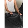 thumbnail image 4 of California Très Grand Size Drap Ensemble U2013 4 Pièces Ensemble - Draps de Lit de Luxe Hôtel - Extra Doux - Poches Profondes - Respirant et Rafraîchissant - Ride Libre - Confortable - Draps de Lit Noir - Draps Rois Cali 4 PC, 4 of 6