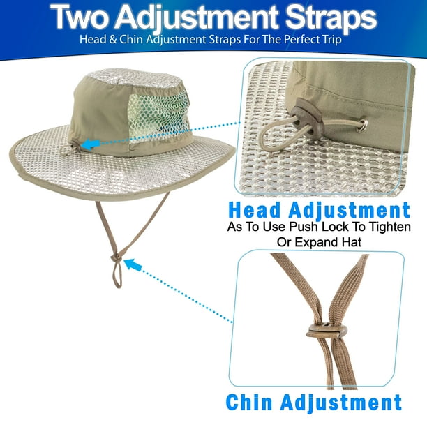 Polar Cooling Sun Brimmed Hat w/ Hydro Evaporative & UV