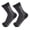 Black, variant on YIFAEUX 1 Pair Compression Socks Breathable Super Soft Sweat Absorption Fitness Cycling Running Toeless Socks
