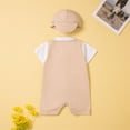 thumbnail image 3 of Hauaitttt Baby Boy Gentleman White Shirt Bowtie Tuxedo 1 PC Jumpsuit Overall Romper for 0Months To 12Months Boys Track Suits 7 8 5t Boys Dress Clothes 12 Month Baby Clothes Summer Boys 2t Outfit Set, 3 of 8