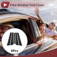 thumbnail image 2 of Unique Bargains Door Pillar Window Trim Anti Scratch Sticker Pillar Posts Cover for Ford for Mercury 1998-2008 Black Front Rear Left Right 6 Pcs, 2 of 6