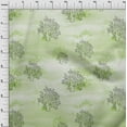 thumbnail image 4 of oneOone Rayon Light Green Fabric Sea Corals Sewing Craft Projects Fabric Prints By Yard 56 Inch Wide, 4 of 4