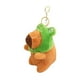 thumbnail image 5 of Llavero de peluche de capibara con colgante encantador, juguete de animales de peluche realistas únicos Verde, 5 of 9