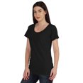 thumbnail image 3 of Inkmeso Inkmeso T-shirt à Encolure Dégagée pour Femmes à Manches Courtes d'Été, T-shirt Basique, 3 of 7