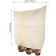 thumbnail image 4 of Saco de protección invernal para plantas en maceta, protección contra el frío y las heladas, funda protectora de vellón de invierno, funda de vellón para jardín, 4 of 7