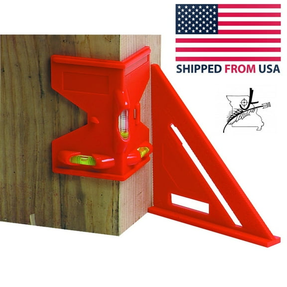 Pittsburgh Post Level Set Bubble Levels Pipe Fence Pole Square C-2