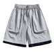 thumbnail image 2 of pstuiky Pantalones cortos para hombre, Pantalones cortos casuales cómodos de moda para hombre, de color liso, con cintura elástica regular, para playa Pantalones cortos cargo, 2 of 4