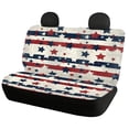 thumbnail image 2 of Pzuqiu Red Blue White Star Stripes Car Seat Covers Washable, Suitable for Vans Seats Automotive Vehicle Sedan Seats, Car Front Back Seat Covers for SUV Truck, 2 of 10