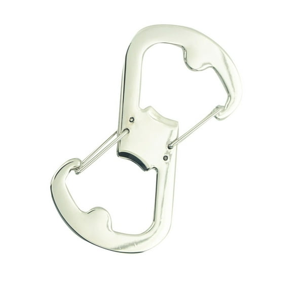 Less Than 5 Bottle&Can Openers Camping Quick-Hangin Figure Opener Tool Eight Metal Silver Outdoor Bottle Buckle Decoration & Hangs