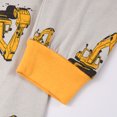 thumbnail image 3 of WIBACKER Cotton 2 Piece Set Excavator Pajamas for Boys 2-9 Years Long Sleeve Set Toddler Boys Pjs Kids Sleepwear, 3 of 11