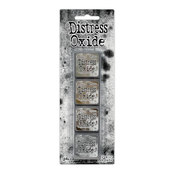 Tim Holtz Distress Mini Oxide Ink Pads 4/Pkg-Kit #12