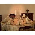 thumbnail image 2 of Hyoola Bulk 14" White Dripless European Made Taper Candles, Unscented Paraffin Wax with Cotton Wicks, 96 Pack, 2 of 5