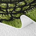 thumbnail image 5 of Homewish Dragon Eye Quilt Full,Black Green Full Bedspread Sets,3pcs, 5 of 7