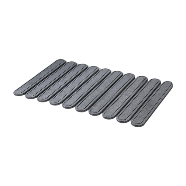 Esterilla plegable para secar platos, de tierra de diatomeas, versátil y fácil de secar. Ovalado Gris Oscuro