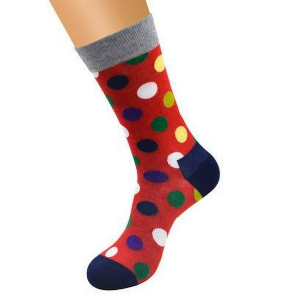 CRIMSON POLKA DOT SOCK