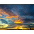 thumbnail image 2 of Grayscale 32x25 Black Ornate Wood Framed with Double Matting Museum Art Print Titled - Arizona Sunset I, 2 of 4