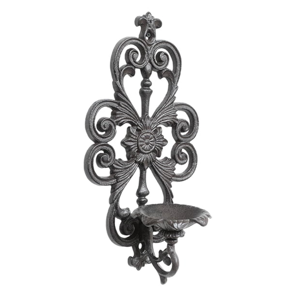 Portavelas de pared, adorno y creativo, de metal, soporte decorativo para velas para el hogar, sala de estar, bodas y dormitorio.