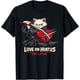 thumbnail image 1 of Anime Samurai Cat Heartbreak Love On Hiatus Anti Valentine Camiseta, 1 of 2