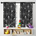thumbnail image 5 of Blackout Kids Curtains,Halloween Spider Webs with Spiders Childrens Insulated Curtains Set Of 2,Bedroom Essentials,Toddler Room Decor 42"x54", 5 of 5
