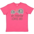 thumbnail image 3 of Inktastic My Peepaw Loves Me Grandchild Youth T-Shirt, 3 of 5
