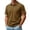 Brown, variant on Yifymode Polo Shirts for Men Dry Fit Golf Polos Pleated Short Sleeve Button Up Shirt Plus Size Summer Cotton Athletic Tshirts,Wine S