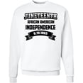 thumbnail image 2 of Inktastic African American Independence Juneteenth Adult Sweatshirt, 2 of 4