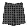 thumbnail image 5 of Tdoqot Girls Athletic Shorts with Pockets- Casual Plaid Soft Summer Active Running Shorts Gray Size 9-10, 5 of 5