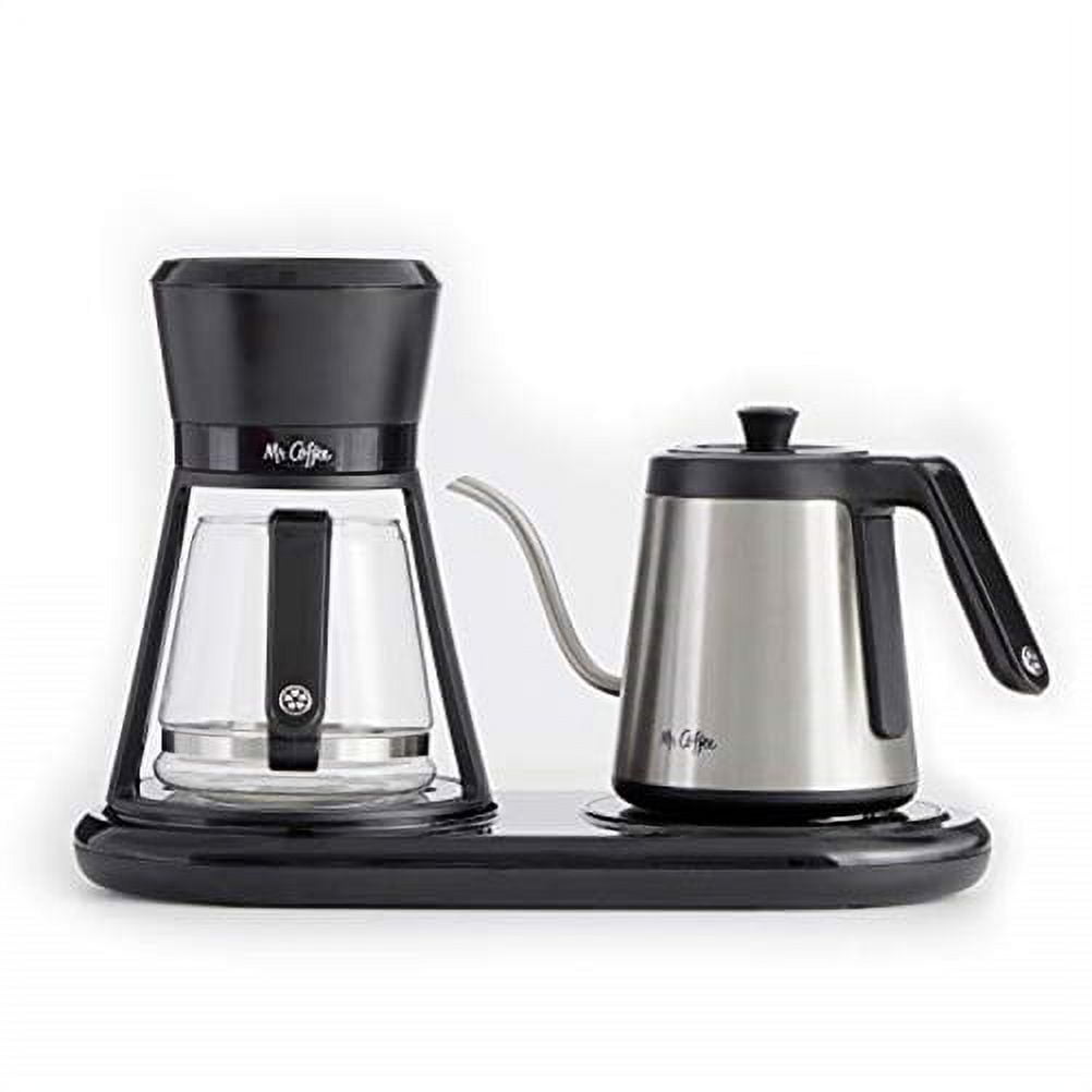 Open Box Mr. Coffee BVMC-PO19B All-in-One Pour Over Coffee Maker, 6 Cups, Black