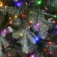 thumbnail image 5 of National Tree Company 6.5 ft. Snowy Morgan Spruce Slim Tree with Dual Color® LED Cosmic Lights®, 5 of 6