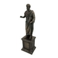 thumbnail image 1 of Aristote Statue Philosophie Bronze Finition, 1 of 5