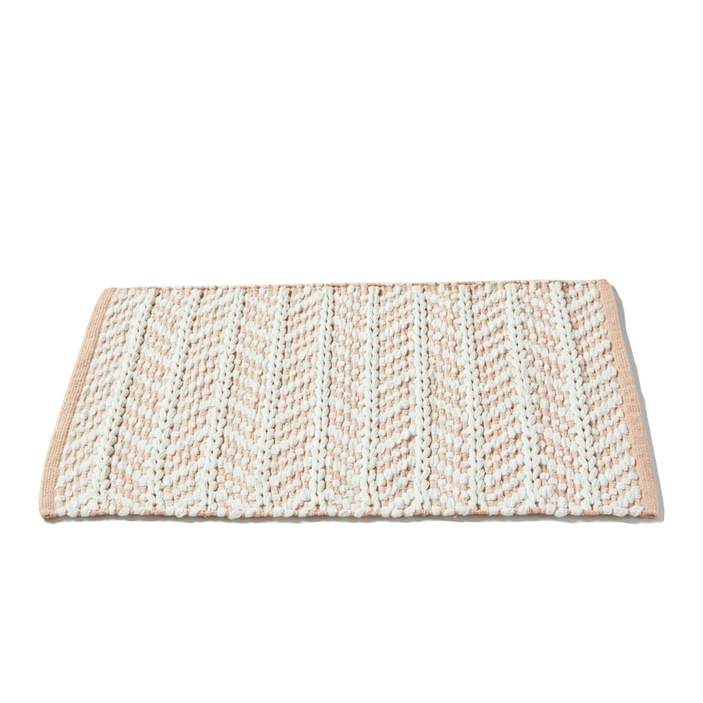 SKL Home Pastel Petals Bath Rug, Pink, 20" x 30"