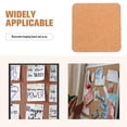 thumbnail image 3 of 2pcs Cork Board Blank Cork Board Small Bulletin Board Cork Tile for Wall Craft Supply, 3 of 8