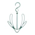thumbnail image 2 of facefd Balcony Windproof Shoes Drying Rack Multi-functional Rotary Hanging balcony shoes hanger Shoes Hanger Double Hook Drying Rack, 2 of 9