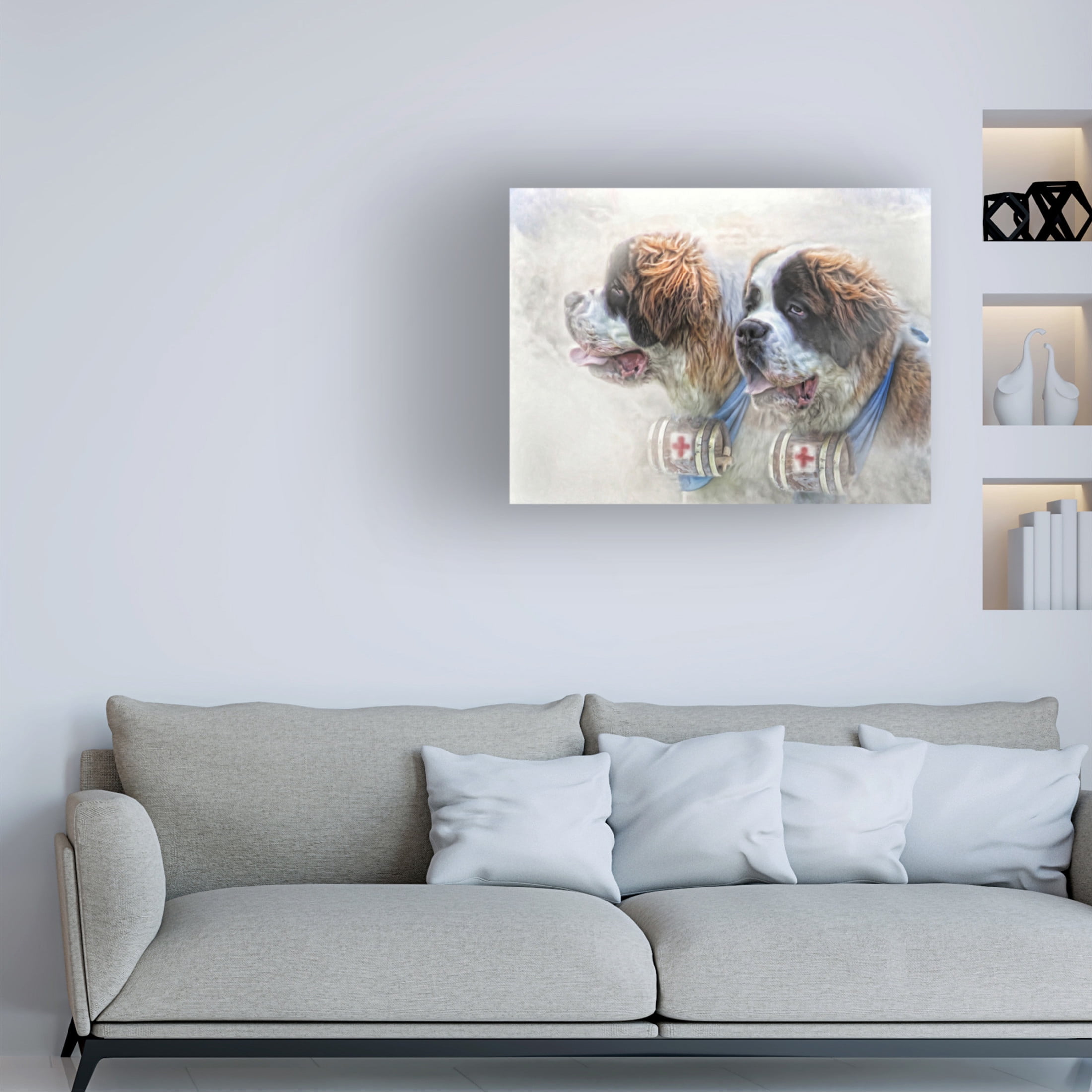 Canvas Wall Art - Trudi Simmonds 'The Searchers' Wall Art for Living Room, Bedroom, or Office Décor by Trademark Fine Art - 24 x 18 Inches