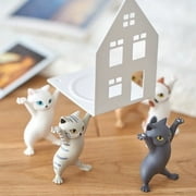 Decorative Figurine, Dancing Cat, Set of 5