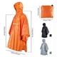 thumbnail image 3 of Poncho de lluvia Wosthever impermeable ligero para adultos Ciclismo naranja, 3 of 6