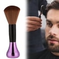 thumbnail image 4 of Salón Profesional Estilista Peluquero Cuello Cara Pelo Roto Plumero Cepillo Herramienta De Corte De Pelo Cepillo De Limpieza Para Salón Uso En El Hogar Plata Negro Rosa Rojo, 4 of 7