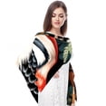thumbnail image 4 of Woodpecker Translucent Breathable Chiffon Yarn Silk Scarf 180*73 (70.86*28.7in) - Lightweight Head Wrap for Women and Girls, 4 of 6