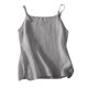 thumbnail image 1 of Vestidos Casuales Para Mujer, Blusas De Mujer De Moda Camisola de mujer con escote en V, hebilla ajustable y tirantes de lino sintético, 1 of 8