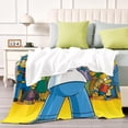 thumbnail image 4 of Los Simpson anti-pilling, suave, ligera, esponjosa y acogedora de lujo para hogar y cocina – Perfecta para niños y adultos,120X180cm, 4 of 6