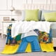 thumbnail image 4 of Los Simpson anti-pilling, suave, ligera, esponjosa y acogedora de lujo para hogar y cocina – Perfecta para niños y adultos, 100 x 150 cm, 4 of 6