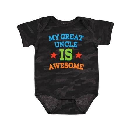 

Inktastic My Great Uncle is Awesome Gift Baby Boy or Baby Girl Bodysuit