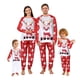 thumbnail image 1 of Pijamas cálidos de Navidad para la familia, trajes a juego familiares con estampado de alce y letras de dibujos animados, ropa de vacaciones para bebé, 2023, 1 of 4